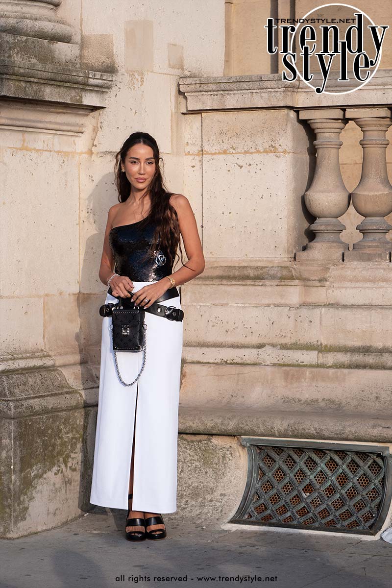 De mooiste streetstyle looks bij de modeshow van Louis Vuitton - Photo Charlotte Mesman